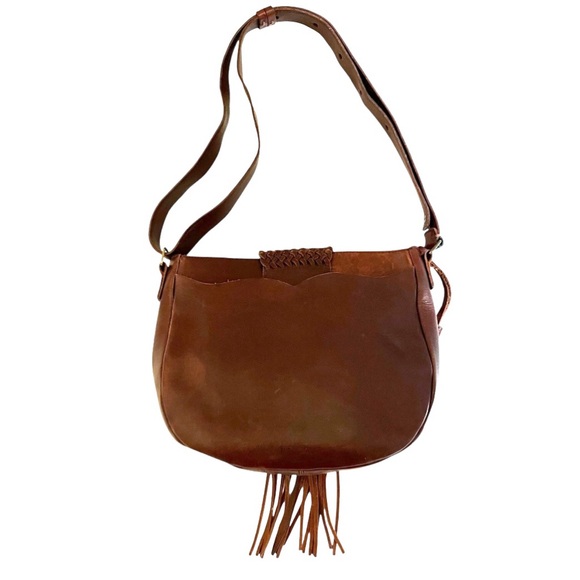 Lucky Brand Leather Rustic Fringe Bag - Picture 6 of 13